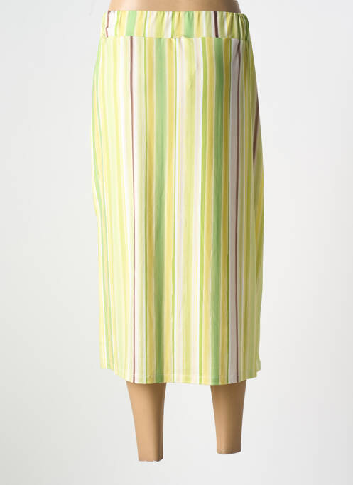 Fustă midi galben SCORZZO femeie