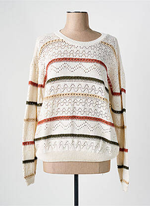 Pulover bej JULIE GUERLANDE femeie