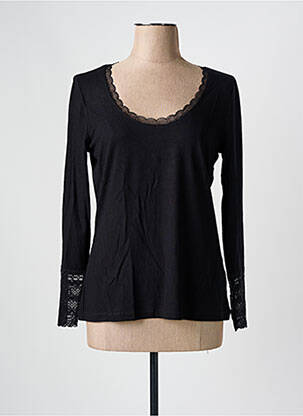 Tricou mâneci lungi mâneci lungi negru ESPRIT femeie
