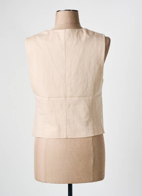 Vestă fără mâneci bej C'EST BEAU LA VIE femeie