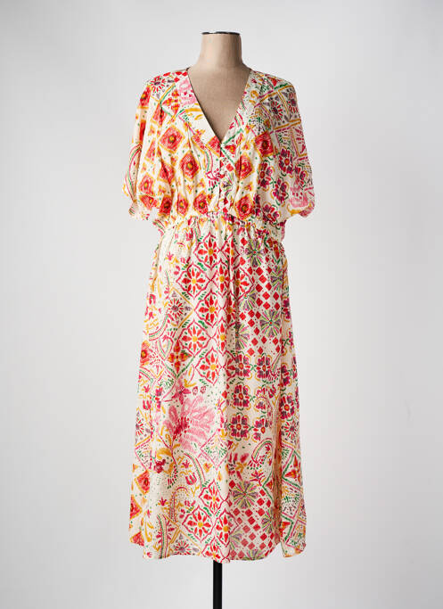 Rochie lungă roșu C'EST BEAU LA VIE femeie