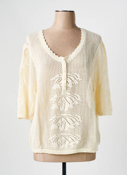 Pulover bej C'EST BEAU LA VIE femeie