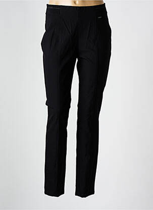 Pantalon slim talie elastică mărime normală negru CECIL femeie