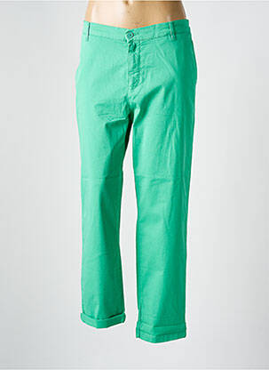 Pantalon chino verde HAPPY femeie