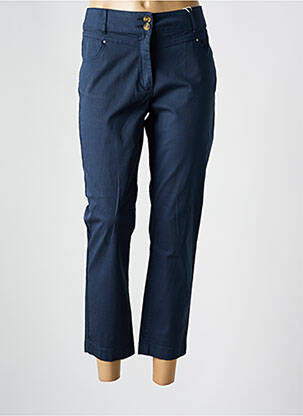 Pantalon 7/8 elasticitate mărime normală albastru C'EST BEAU LA VIE femeie