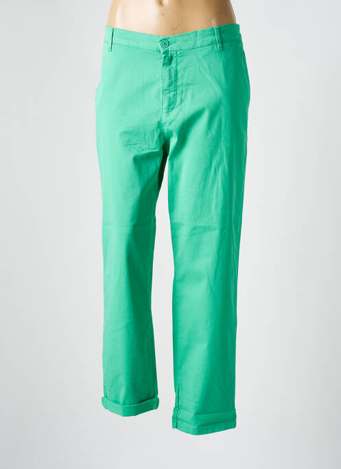 Pantalon chino verde HAPPY femeie