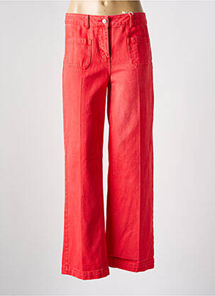 Blugi cu croială largă roșu C'EST BEAU LA VIE femeie