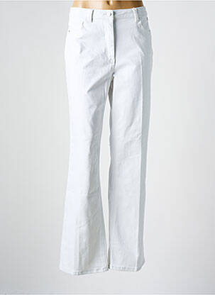 Blugi cu croială evazată alb C'EST BEAU LA VIE femeie
