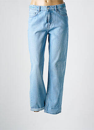 Blugi cu croială dreaptă albastru HAPPY femeie