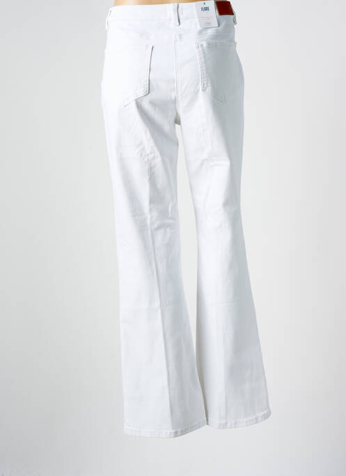 Blugi cu croială evazată alb C'EST BEAU LA VIE femeie