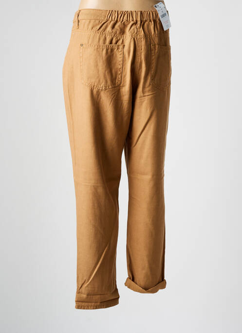 Blugi cu croială dreaptă maro C'EST BEAU LA VIE femeie