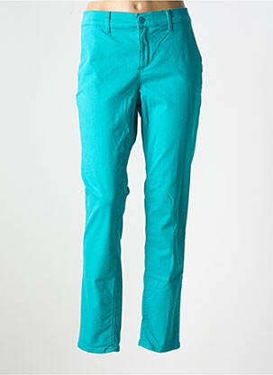 Pantalon chino talie joasă talie joasă verde HAPPY femeie