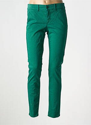 Pantalon chino verde închis HAPPY femeie