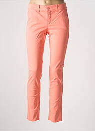 Pantalon chino talie joasă talie joasă portocaliu HAPPY femme