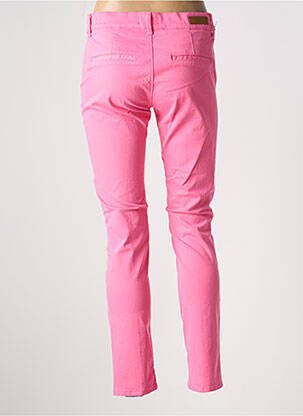Pantalon chino talie joasă talie joasă roz HAPPY femeie