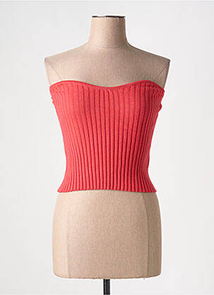 Top roșu PEACE N'LOVE femeie