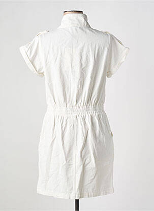 Rochie scurtă mâneci scurte mâneci scurte alb CIMINY femeie