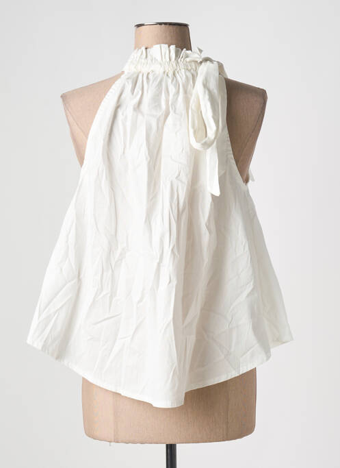 Top alb LUMINE femeie