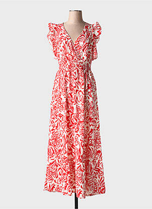 Rochie lungă roșu MISS SARA FASHION femeie