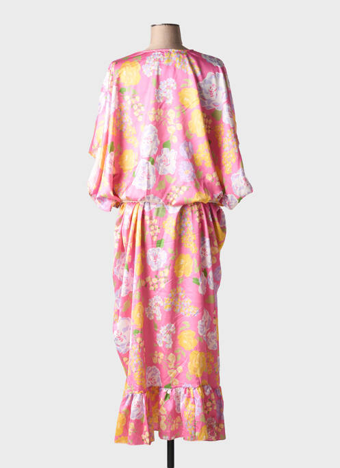 Rochie lungă roz GINETTE MIAMI femeie