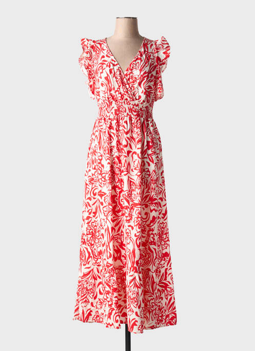 Rochie lungă roșu MISS SARA FASHION femeie