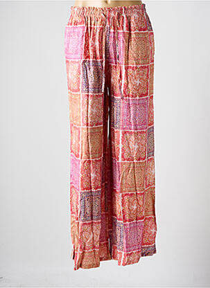 Pantalon larg roz JS MILLENIUM femeie