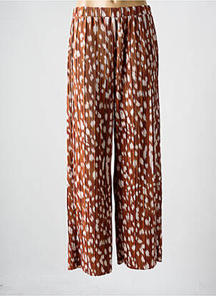 Pantalon larg mărime normală mărime normală maro VERO MODA femeie