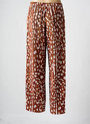 Pantalon larg mărime normală mărime normală maro VERO MODA femeie