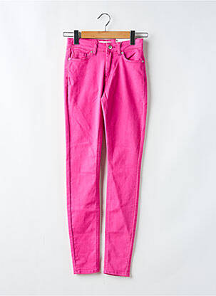 Blugi cu croială slim roz ONLY femeie