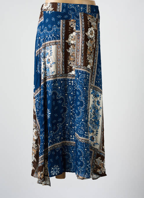 Fustă lungă albastru HERA femeie