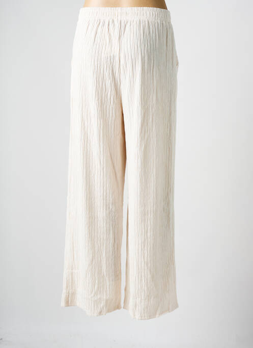 Pantalon larg bej ALLYSON femeie