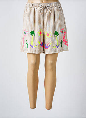 Șort bej LOVIKA femeie