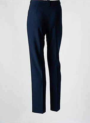 Pantalon slim talie înaltă talie înaltă albastru SYM femeie