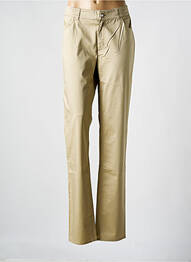 Pantalon slim țesătură poplin mărime normală bej ARMANI femme