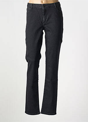 Blugi cu croială dreaptă negru TRUSSARDI JEANS femeie