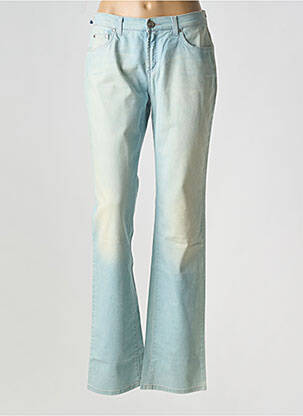 Blugi cu croială dreaptă albastru TRUSSARDI JEANS femeie