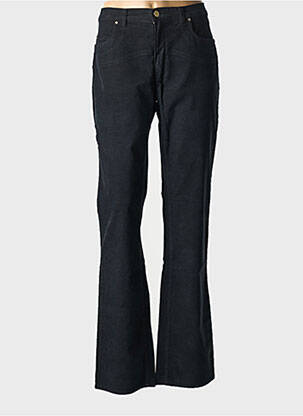Pantalon evazat elasticitate mărime normală negru TRUSSARDI JEANS femeie