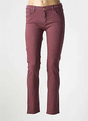 Blugi cu croială slim violet TRUSSARDI JEANS femeie