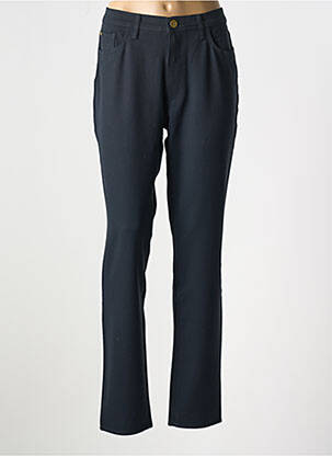 Pantalon slim țesătură poplin mărime normală albastru TRUSSARDI JEANS femeie