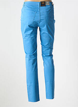 Pantalon slim țesătură poplin mărime normală albastru TRUSSARDI JEANS femeie