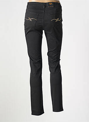 Pantalon slim țesătură poplin mărime normală negru TRUSSARDI JEANS femeie