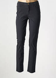 Pantalon slim țesătură poplin mărime normală negru TRUSSARDI JEANS femme