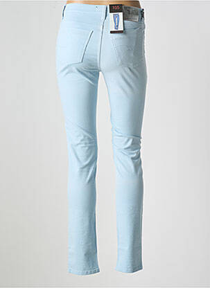 Pantalon slim țesătură poplin mărime normală albastru TRUSSARDI JEANS femeie