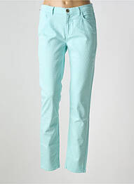 Pantalon slim țesătură poplin mărime normală albastru TRUSSARDI JEANS femme