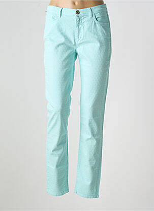 Pantalon slim albastru TRUSSARDI JEANS femeie