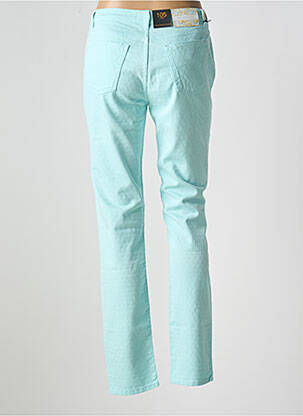 Pantalon slim țesătură poplin mărime normală albastru TRUSSARDI JEANS femeie