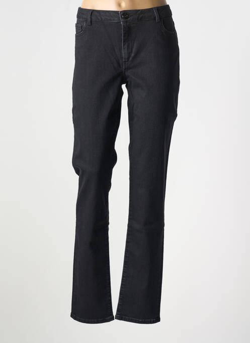 Blugi cu croială dreaptă negru TRUSSARDI JEANS femeie