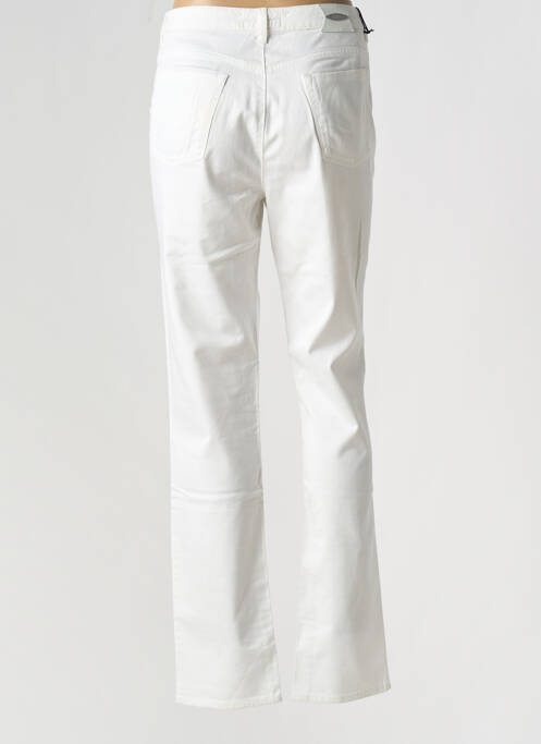 Blugi cu croială dreaptă alb TRUSSARDI JEANS femeie