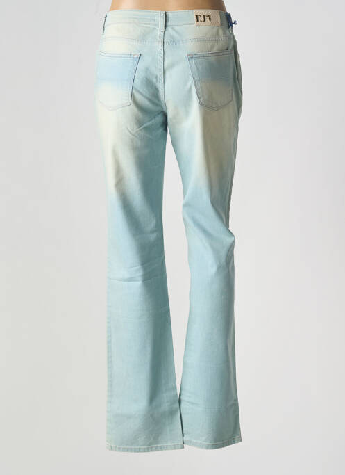 Blugi cu croială dreaptă albastru TRUSSARDI JEANS femeie