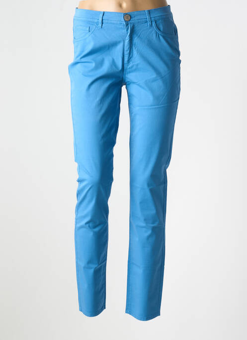 Pantalon slim albastru TRUSSARDI JEANS femeie